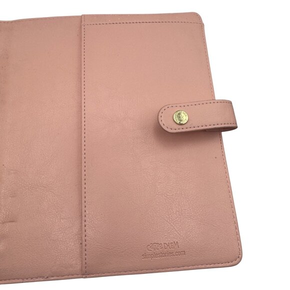 Carpe Diem Pink Faux Leather Planner Binder by The Reset Girl - Picture 8 of 8